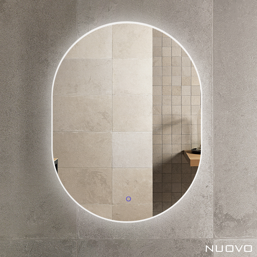 [누오보] NUOVO LED 직타원 거울 600