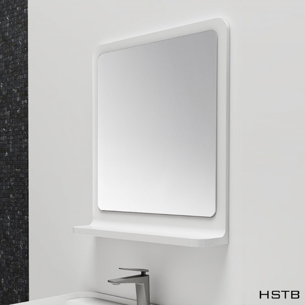[HSTB] 액상아크릴 선반형 거울 미카 60 (600) HSL-M23